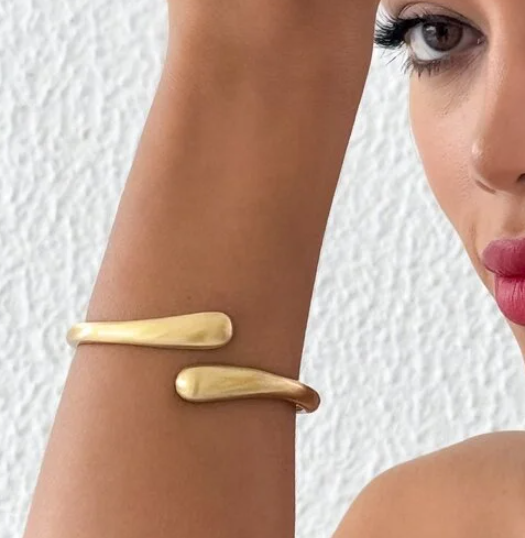 Bracelete Folheado a Ouro 18k Gota - Ouro - Imagem 3