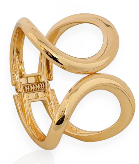 Bracelete Folheado a Ouro 18k Vazado - Ouro